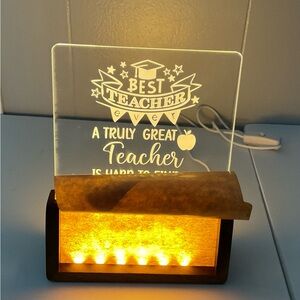 Teacher Lighted Frame